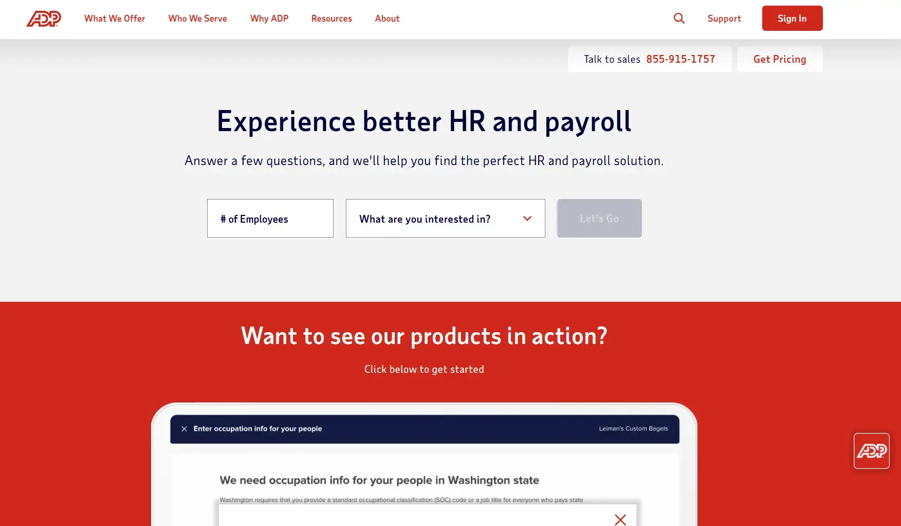 ADP, Highly-Rated Small Business Payroll Platform